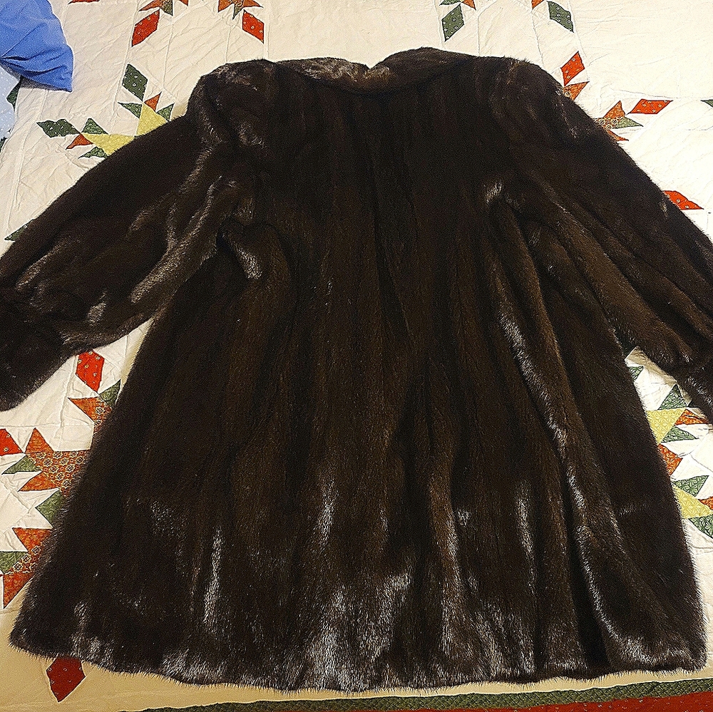 Genuine Mink 3/4 length coat